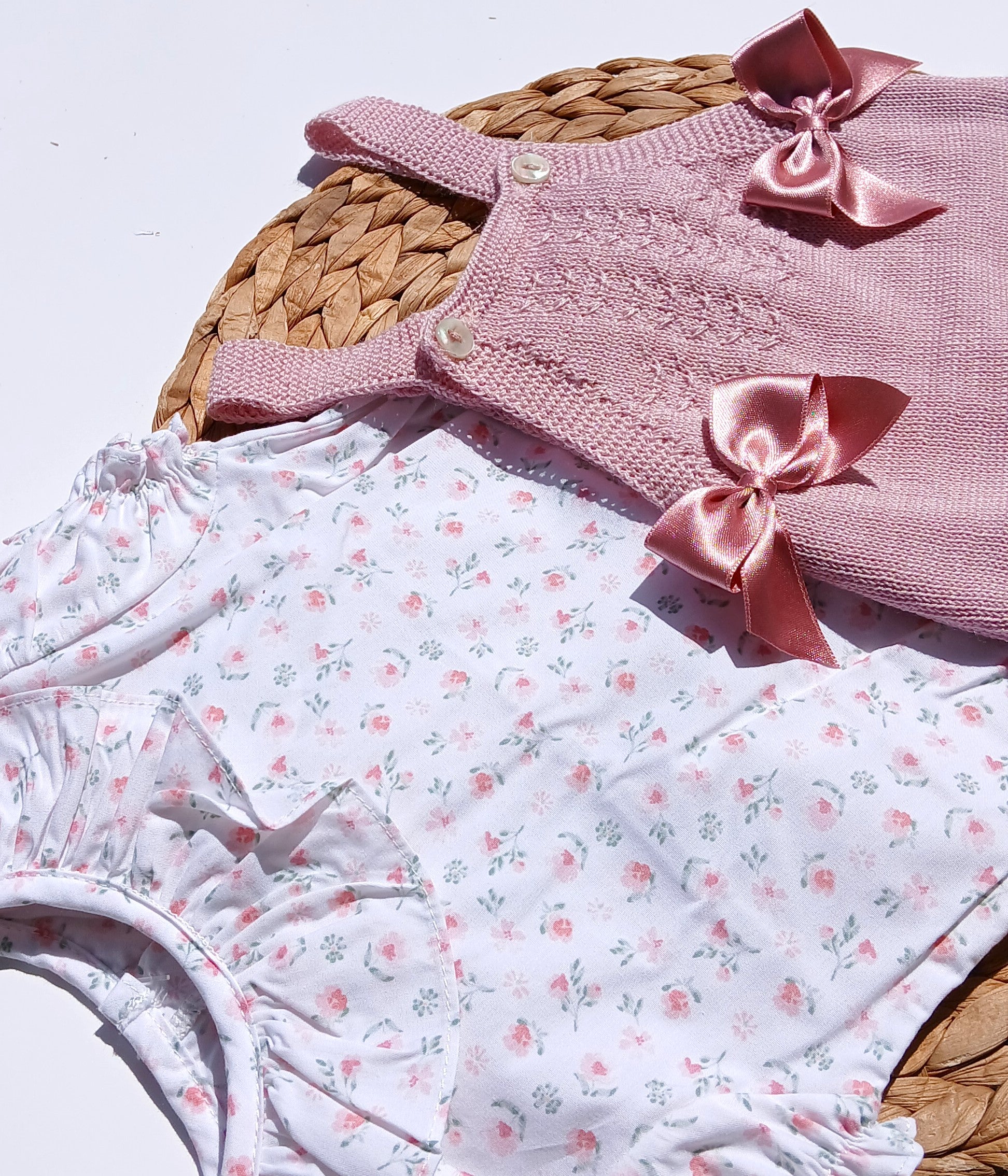 Double Bow Summer Romper - 2 Colors