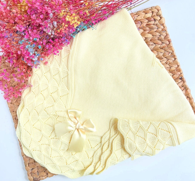 Baby Shawl Spanish Blanket - Multiple Colors