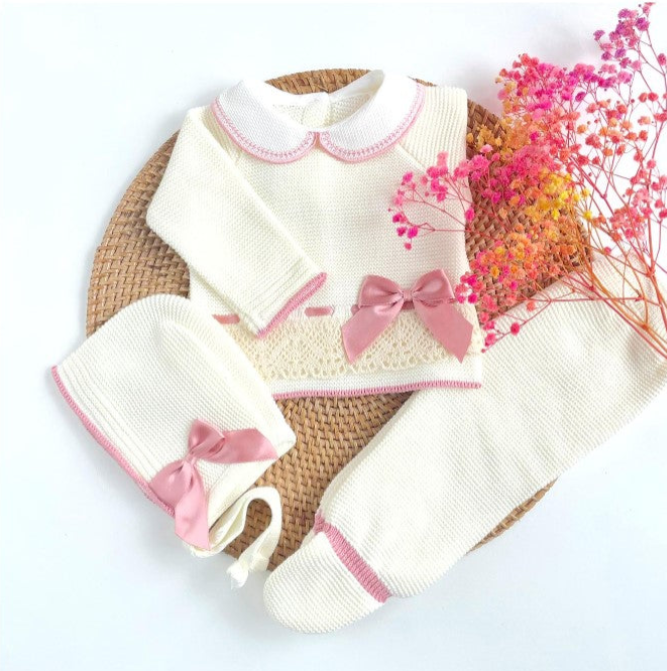 Tivoli Knitted Outfit with Blanket - Multiple Colors