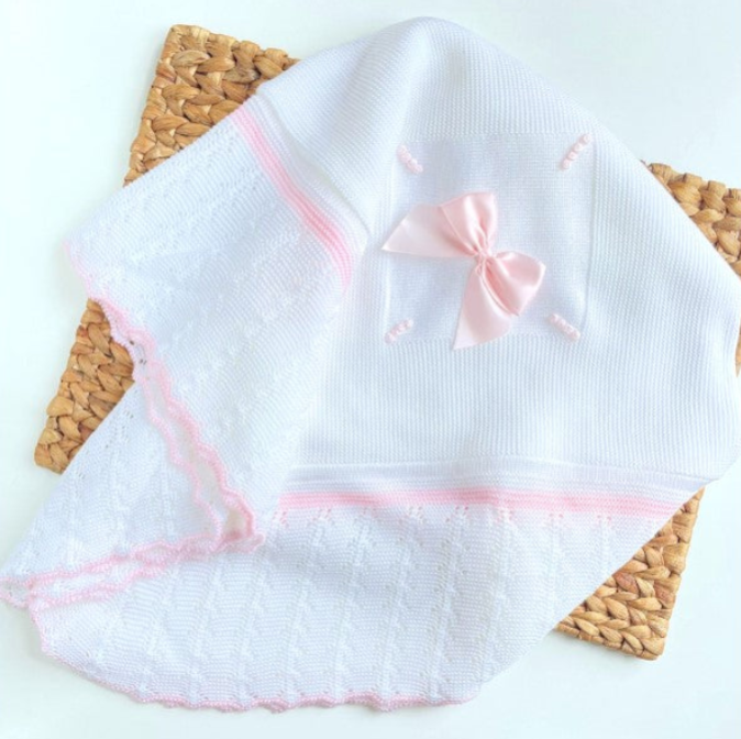 Spanish Knit baby Blanket - Multiple Colors