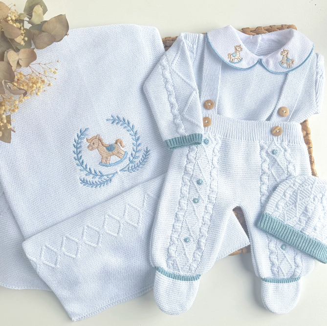 Little Horse Outfit W/ Blanket- Multiple Colors