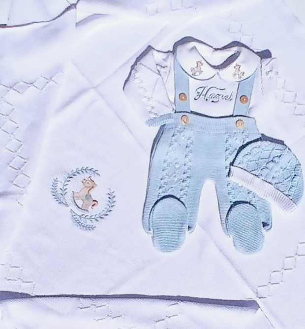 Little Horse Outfit W/ Blanket- Multiple Colors