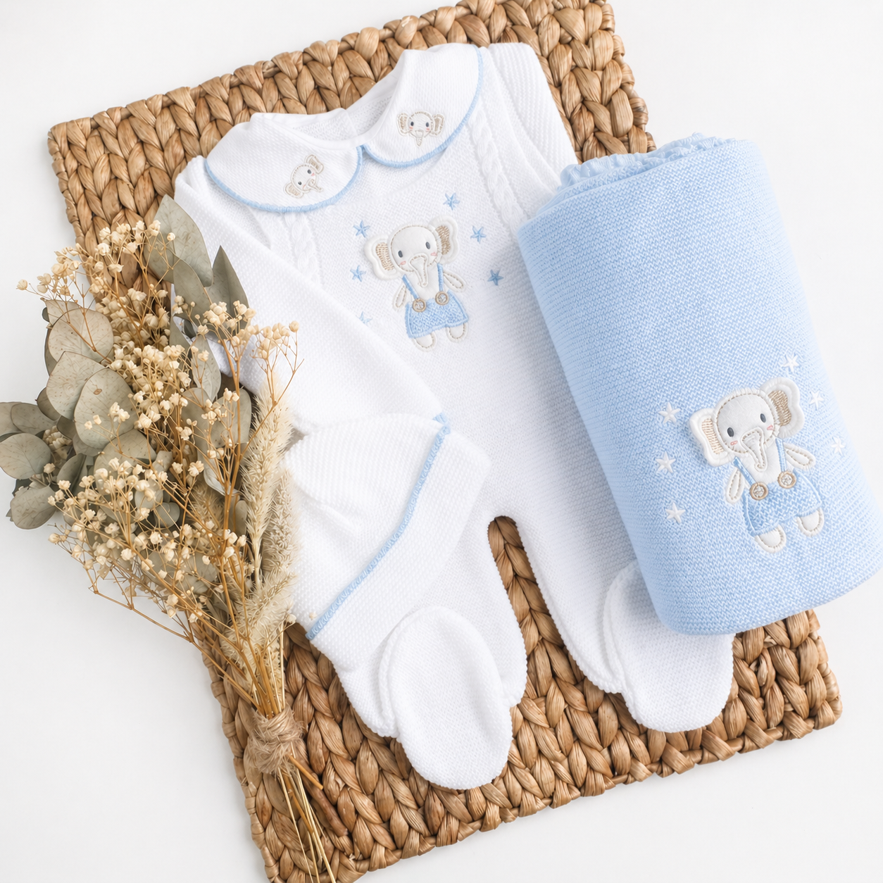 Little Elephant Outfit w/ Blanket- 3 Colors
