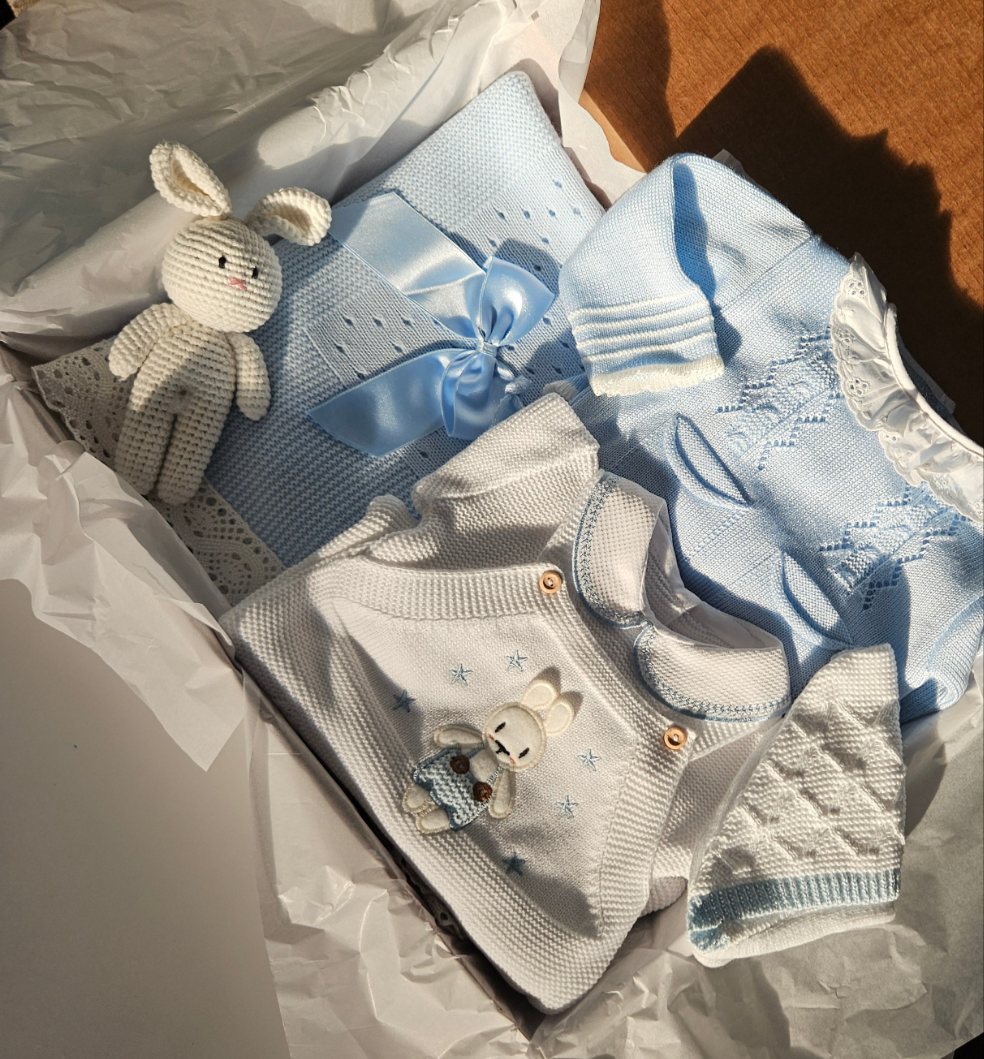 NEWBORN BUNNY GIFT BOX - Blue