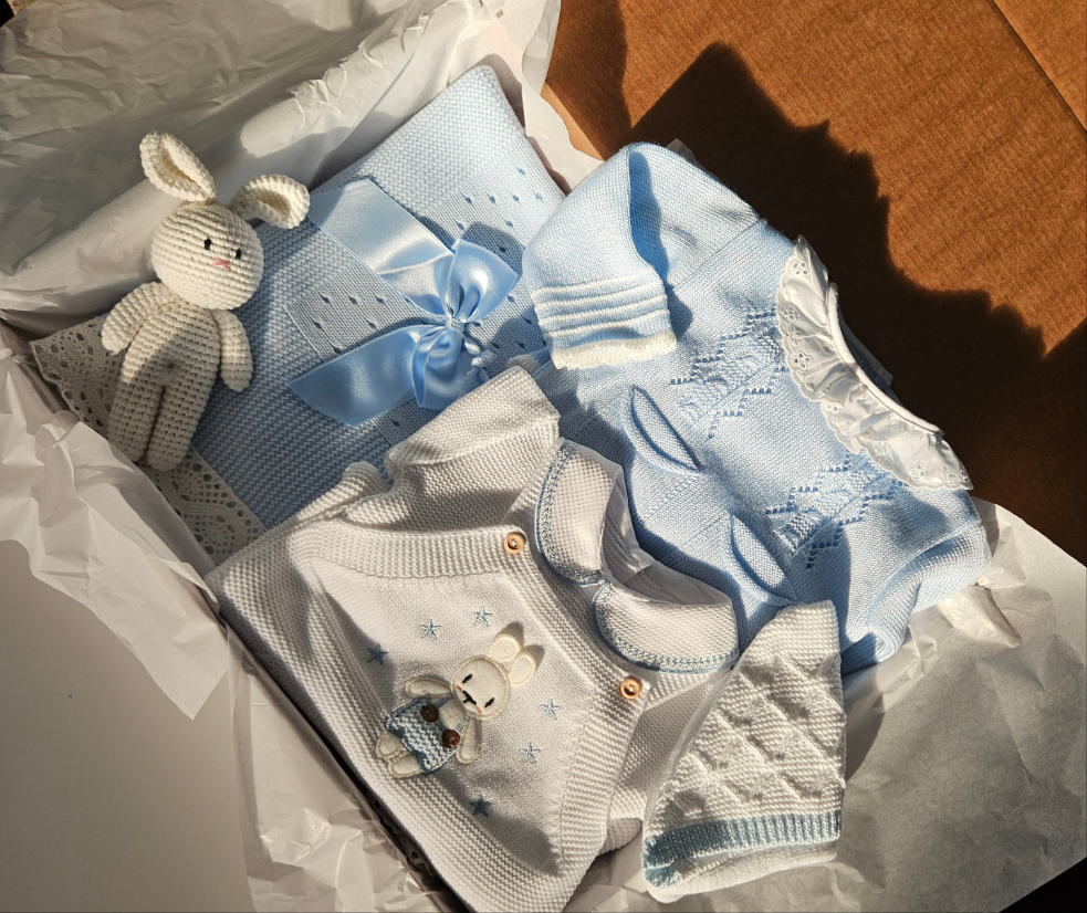 NEWBORN BUNNY GIFT BOX - Blue