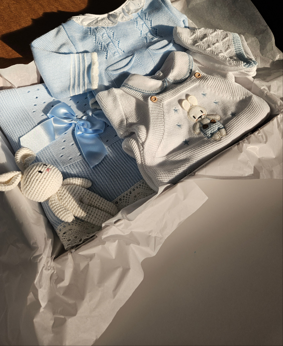 NEWBORN BUNNY GIFT BOX - Blue