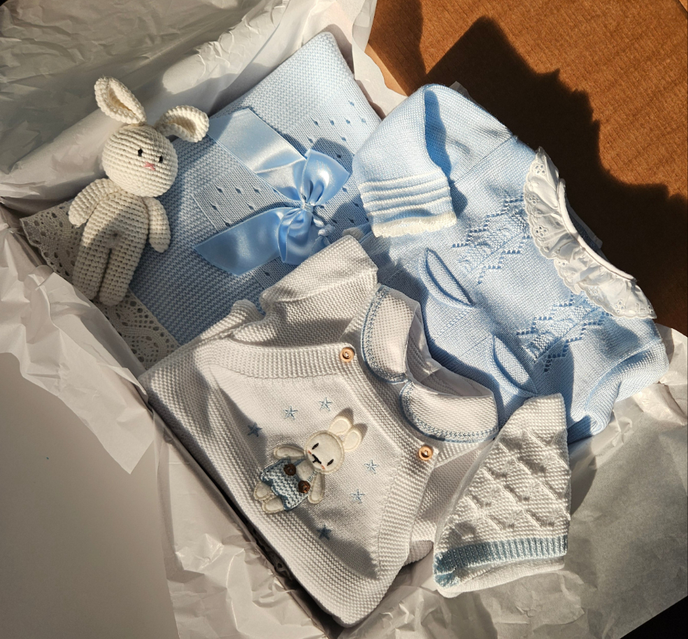 NEWBORN BUNNY GIFT BOX - Blue
