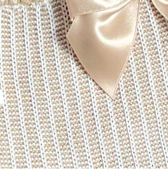 Emily knitted Outfit- Ivory & Camel