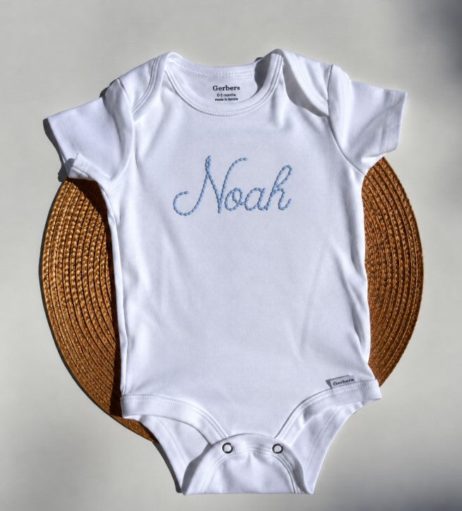 Baby Personalized Embroidery Onesie