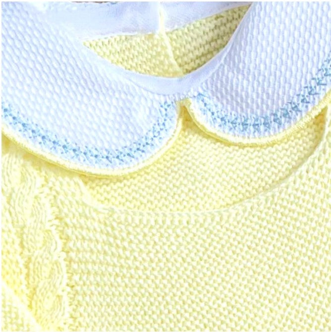 Paul Knit Outfit in Yellow and Blue