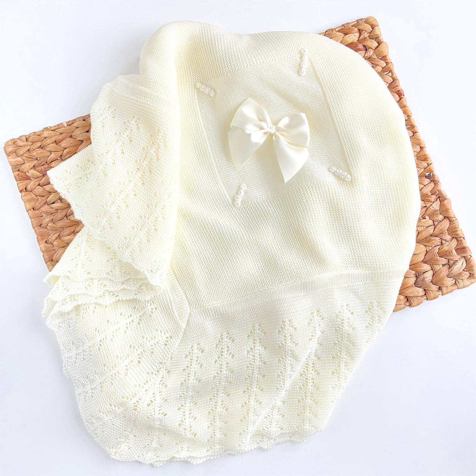 Spanish Knit baby Blanket - Multiple Colors