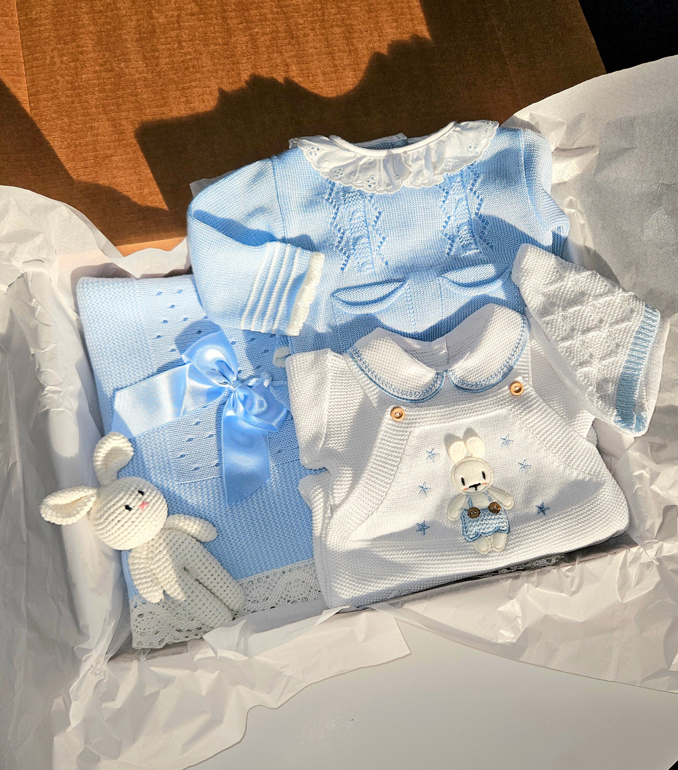 NEWBORN BUNNY GIFT BOX - Blue