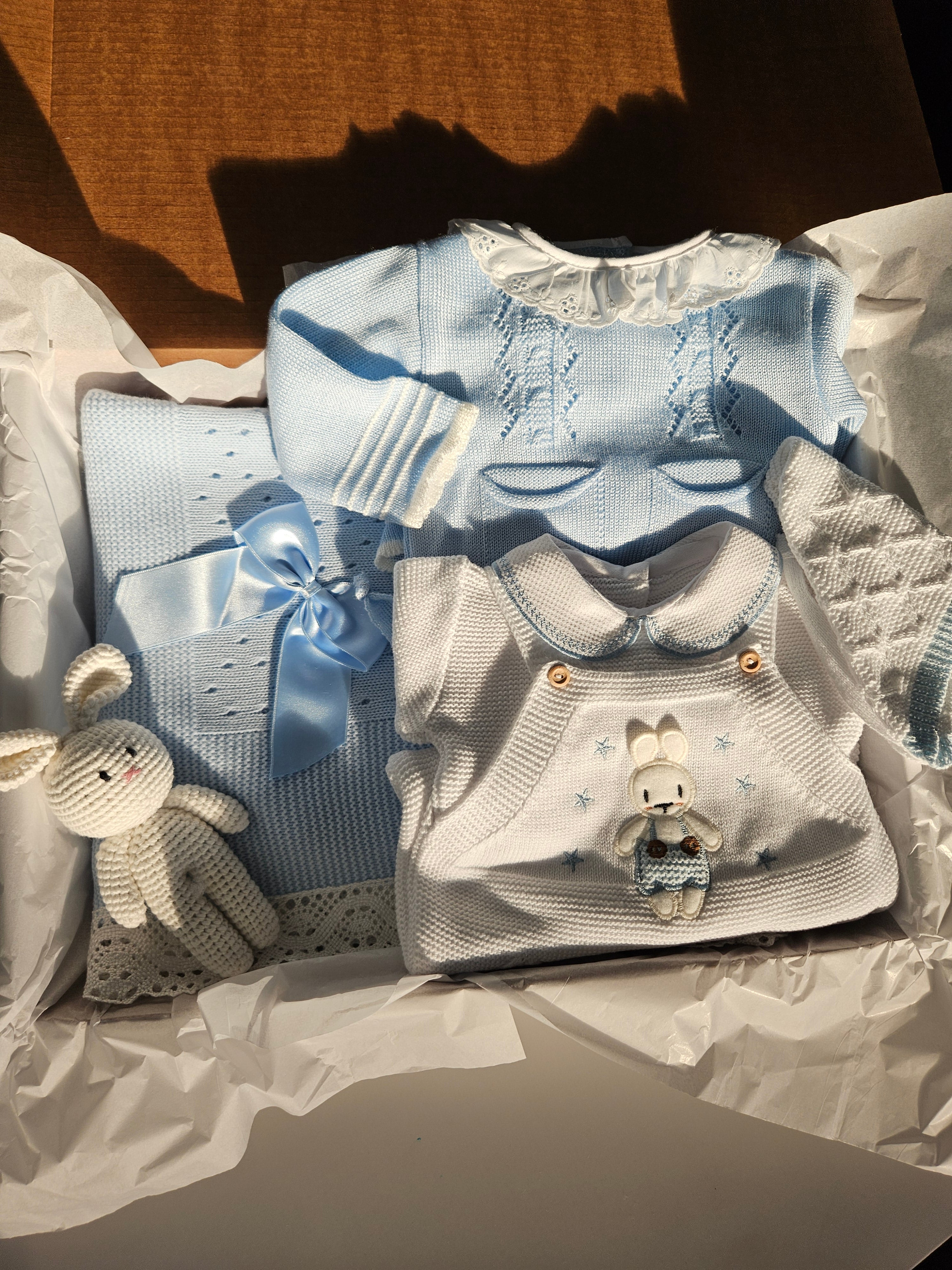 NEWBORN BUNNY GIFT BOX - Blue