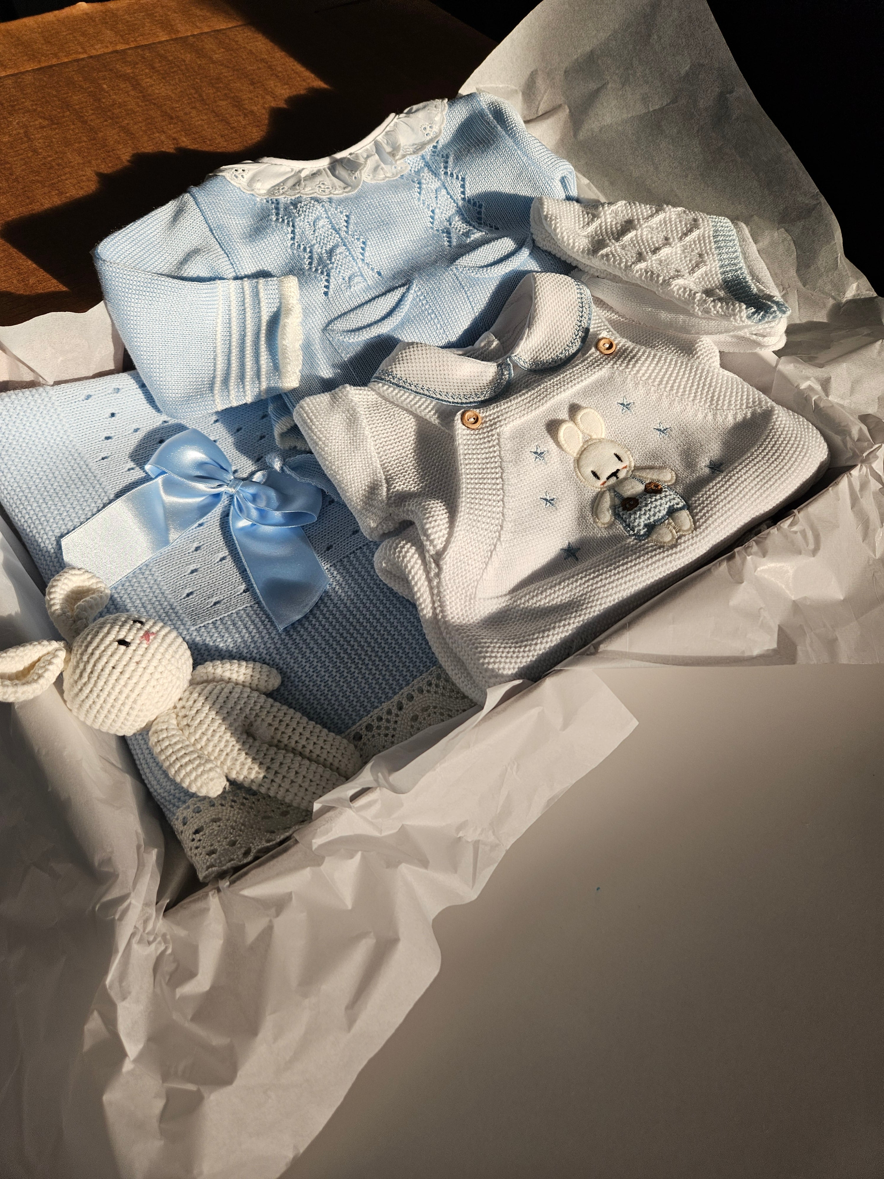 NEWBORN BUNNY GIFT BOX - Blue