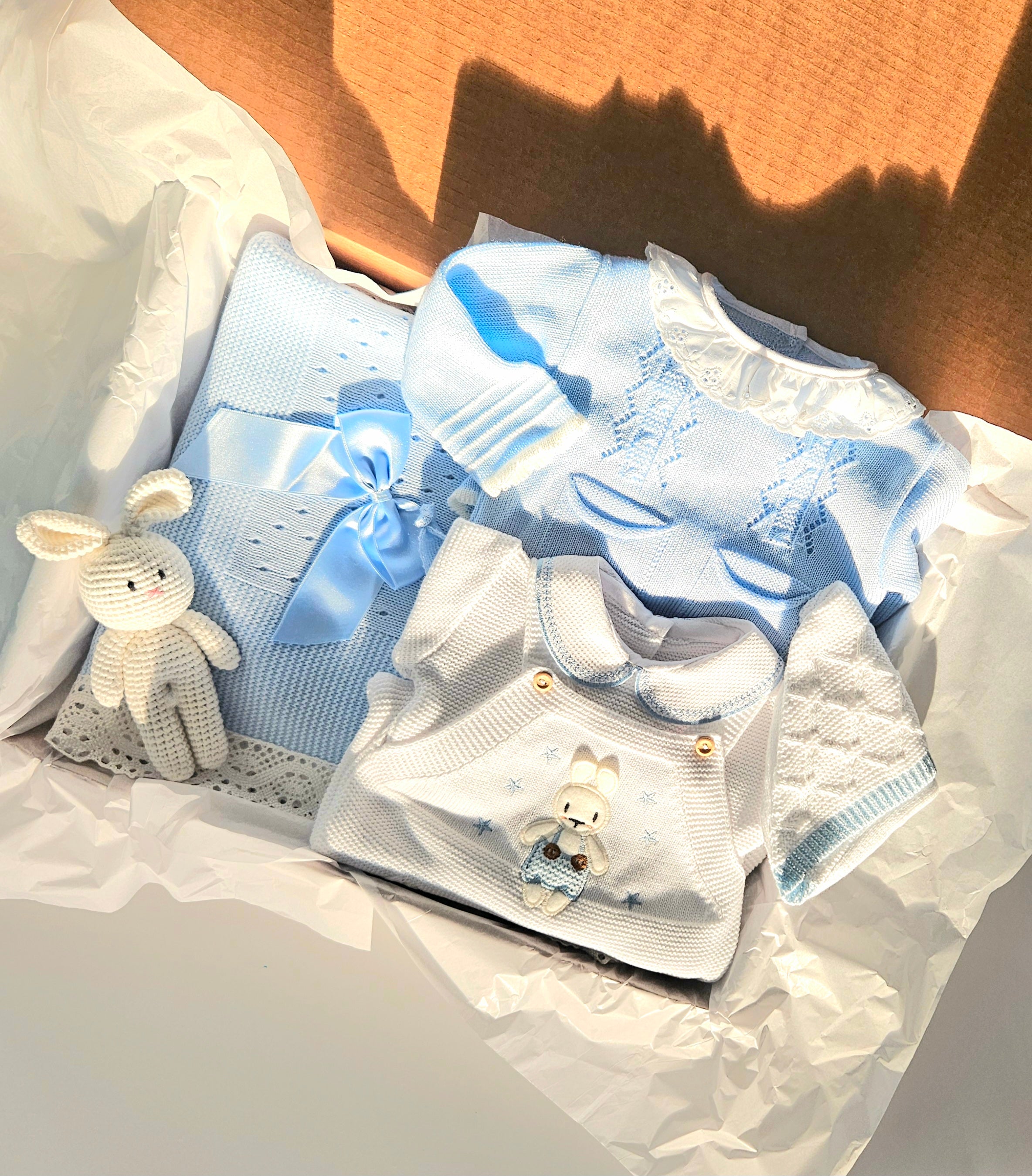 NEWBORN BUNNY GIFT BOX - Blue