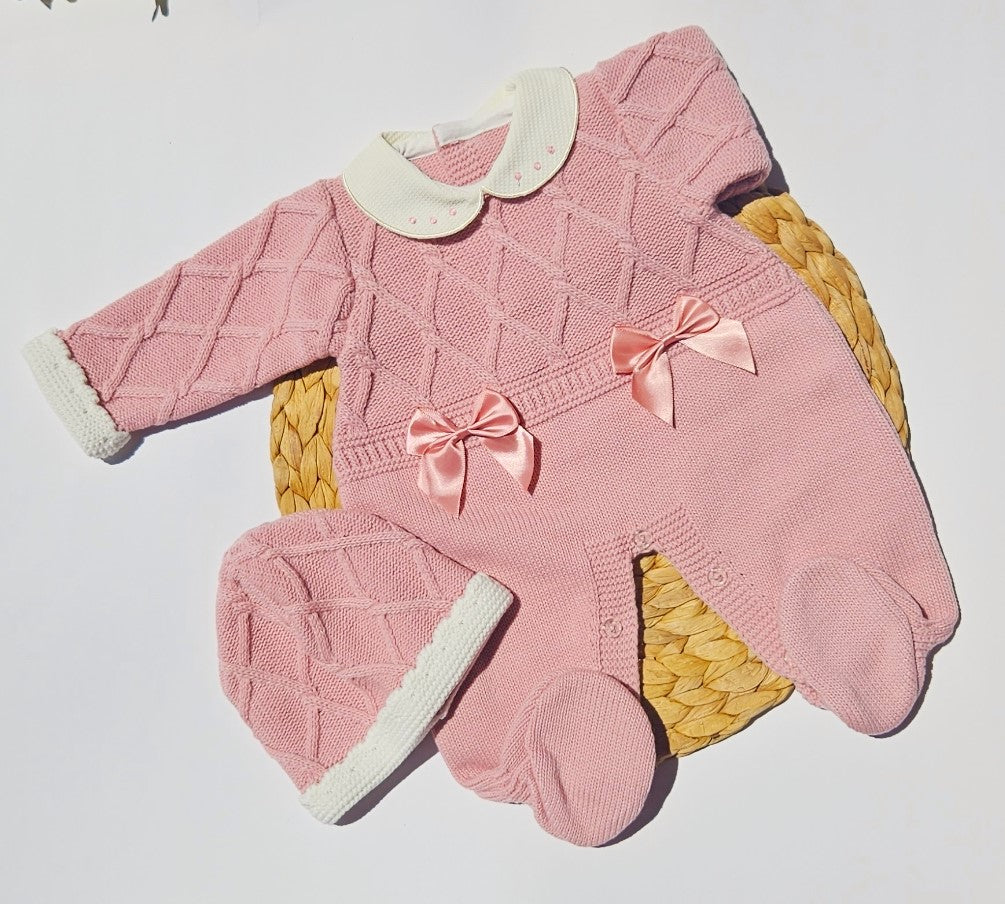 Baby outfit baby knit cloth welcome baby girl romper baby shower gift baby girl knit new baby gift Baby knitted clothing take me home baby clothing  first outfit knitted clothes  baby girl come home outfit baby girl homecoming outfit baby shower gift