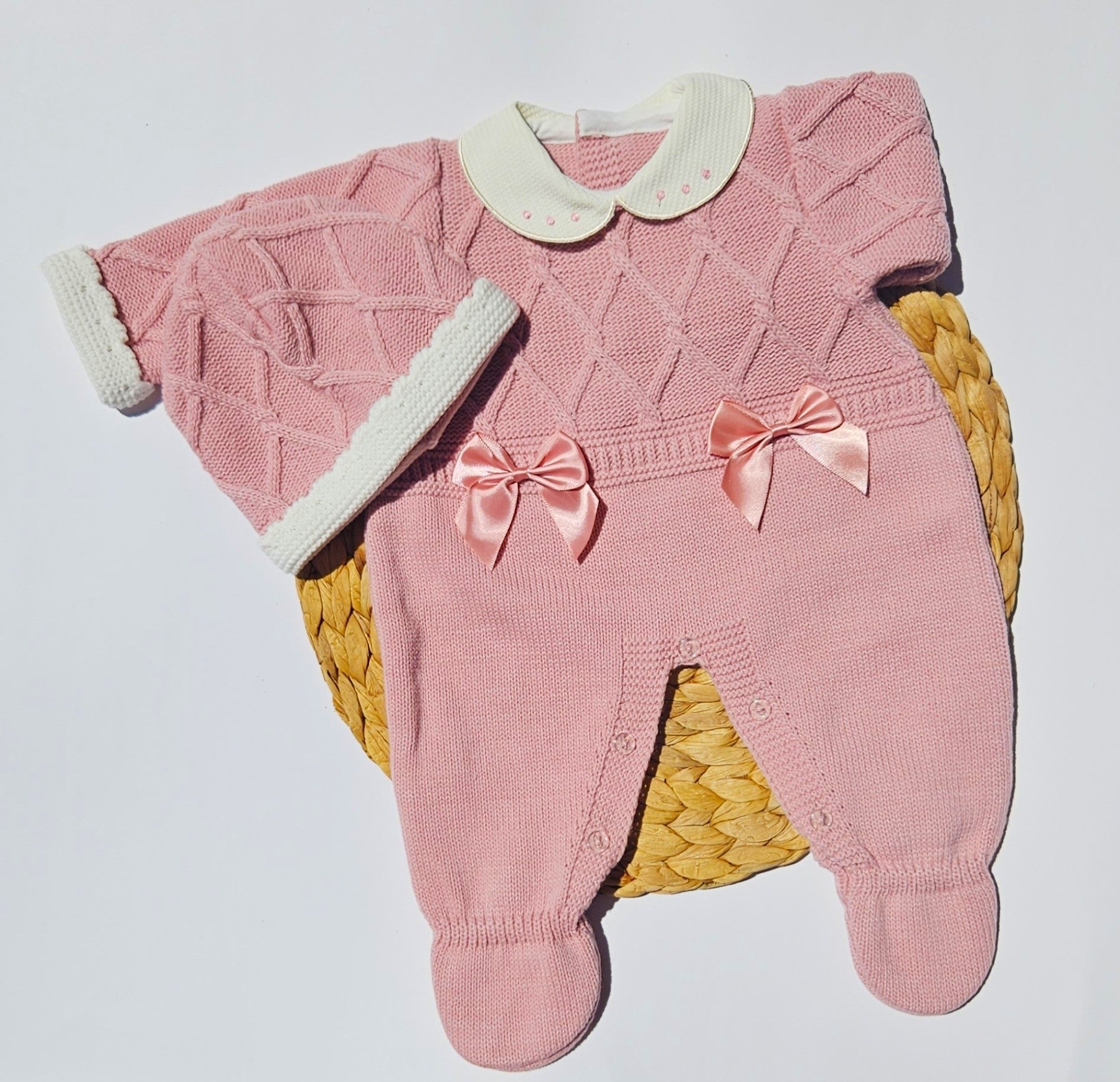 Baby outfit baby knit cloth welcome baby girl romper baby shower gift baby girl knit new baby gift Baby knitted clothing take me home baby clothing  first outfit knitted clothes  baby girl come home outfit baby girl homecoming outfit baby shower gift