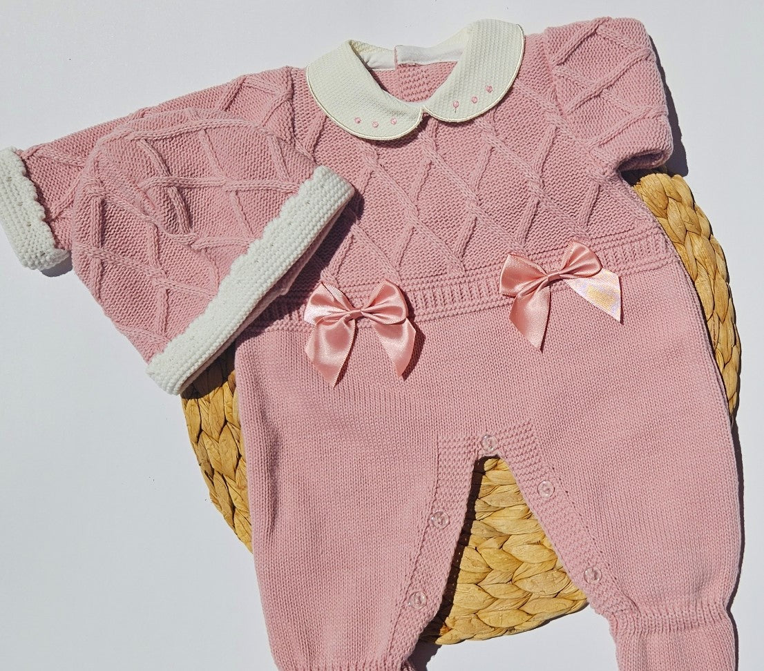 Baby outfit baby knit cloth welcome baby girl romper baby shower gift baby girl knit new baby gift Baby knitted clothing take me home baby clothing  first outfit knitted clothes  baby girl come home outfit baby girl homecoming outfit baby shower gift