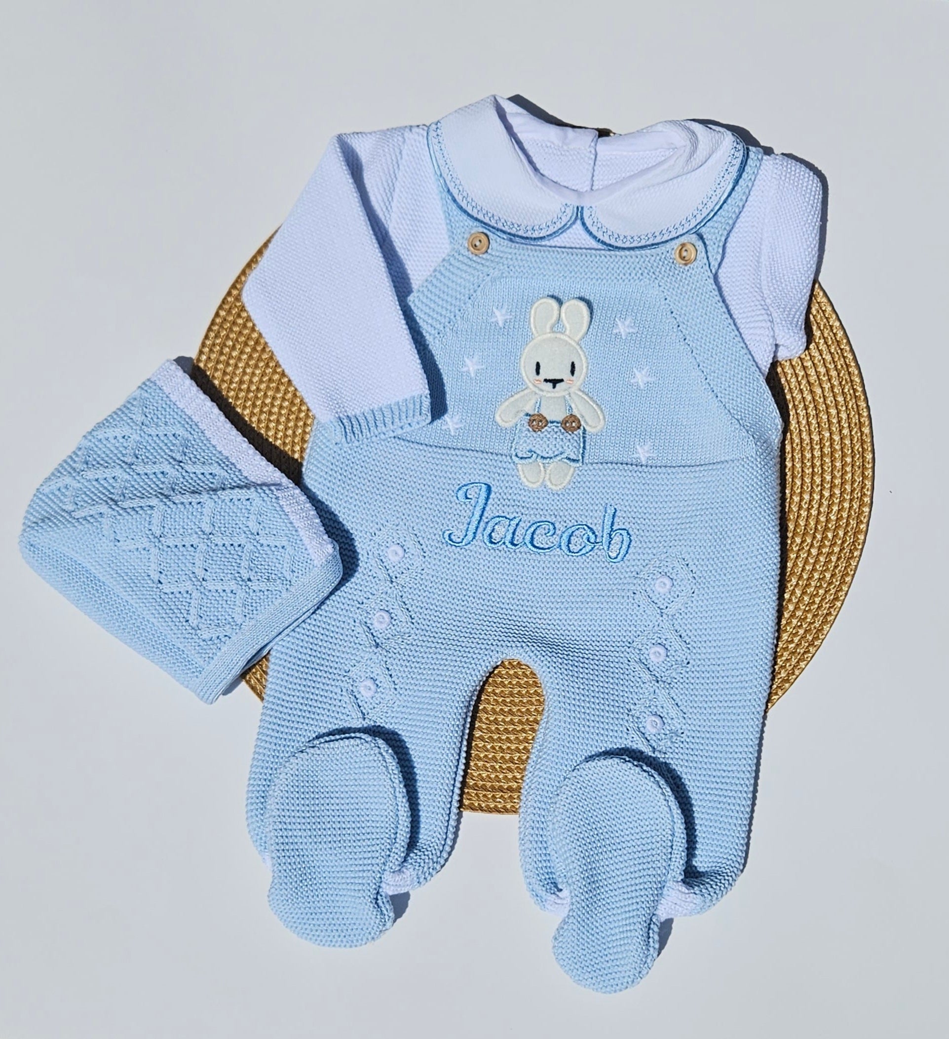 Little bunny Outfit - Light blue
