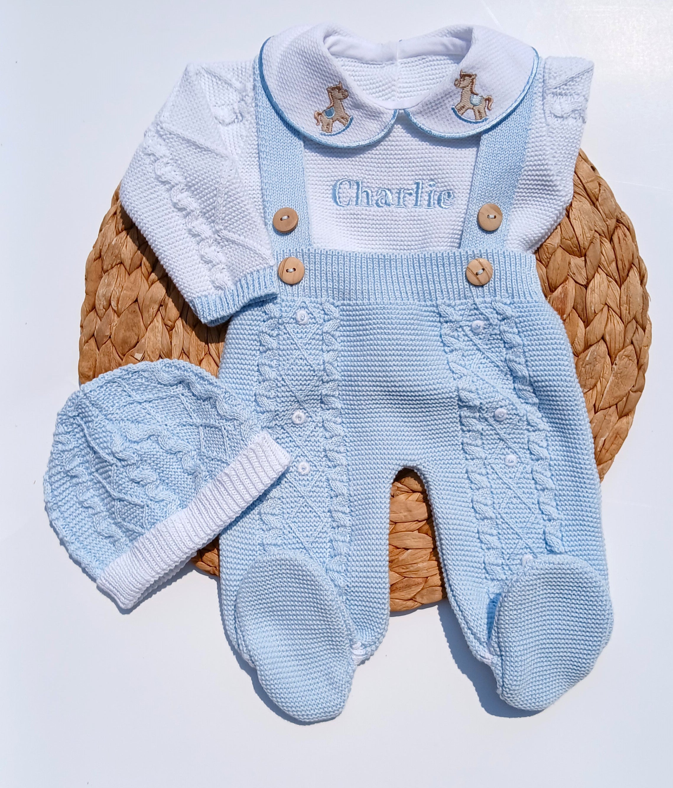 Little Horse Outfit- Blue