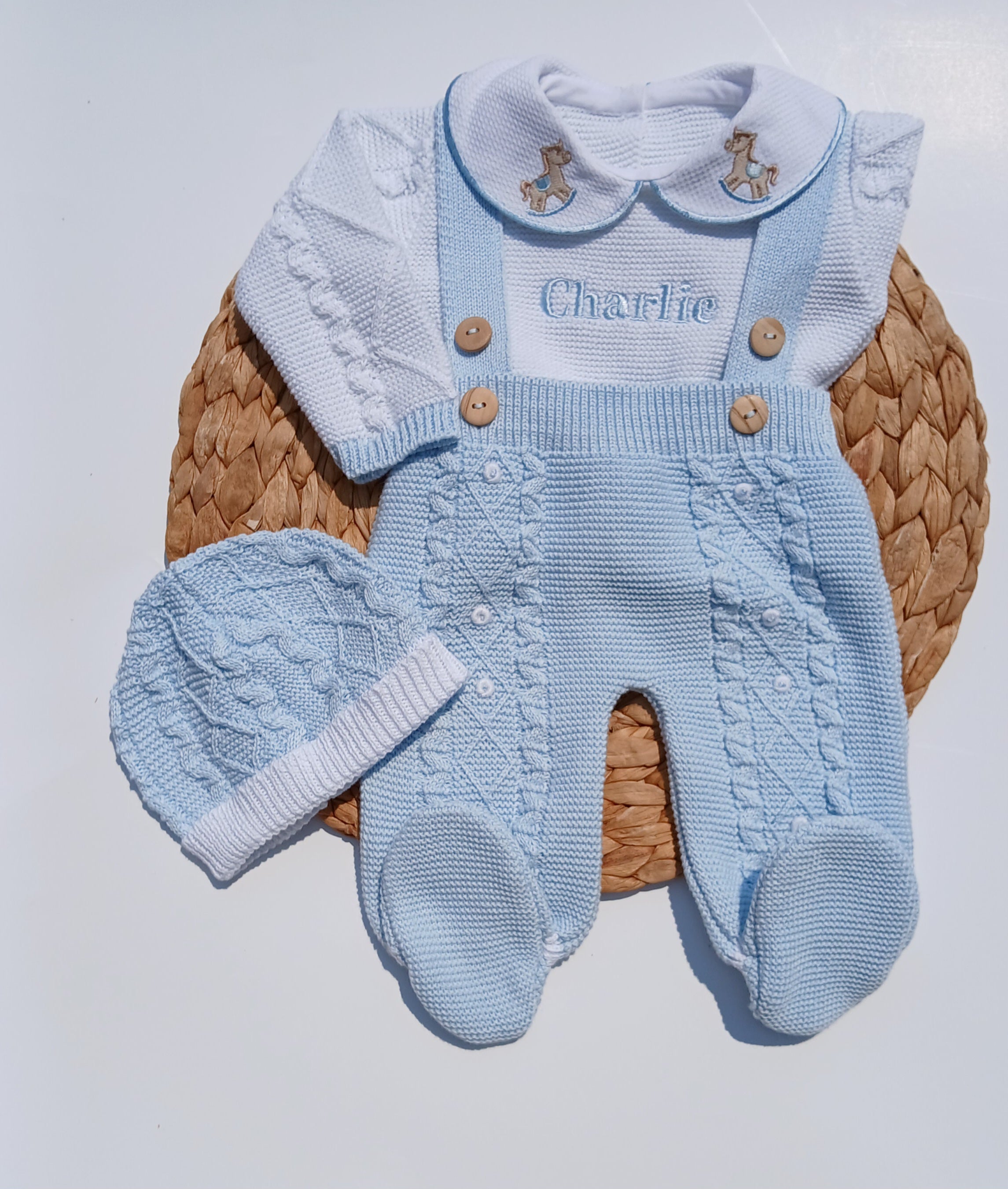 Little Horse Outfit- Blue
