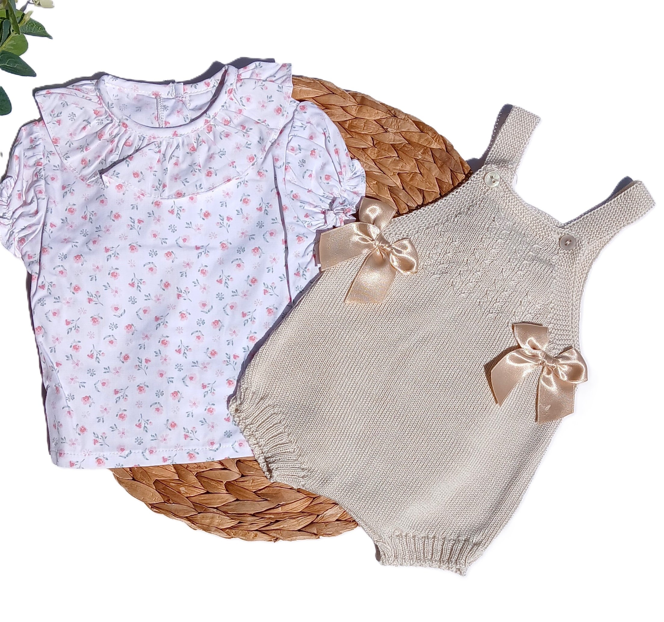 Double Bow Summer Romper - 2 Colors
