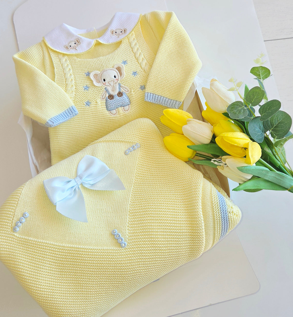 Promo BABY GIFT BOX - ELEPHANT YELLOW