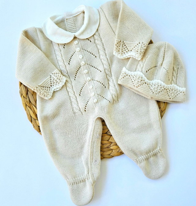 Spanish Knitted Romper - Multiple Colors