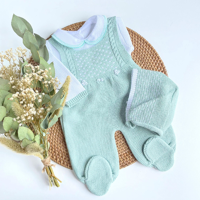 Jacquard knitted Outfit - Multiple Colors