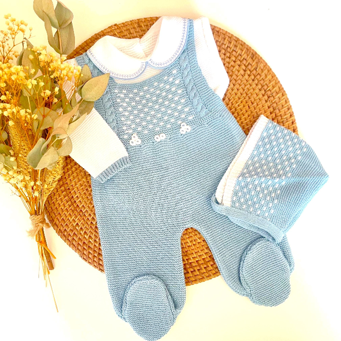 Jacquard knitted Outfit - Multiple Colors