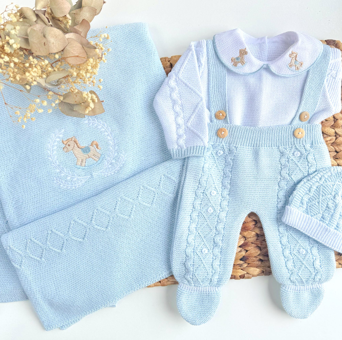 Little Horse Outfit W/ Blanket- Multiple Colors