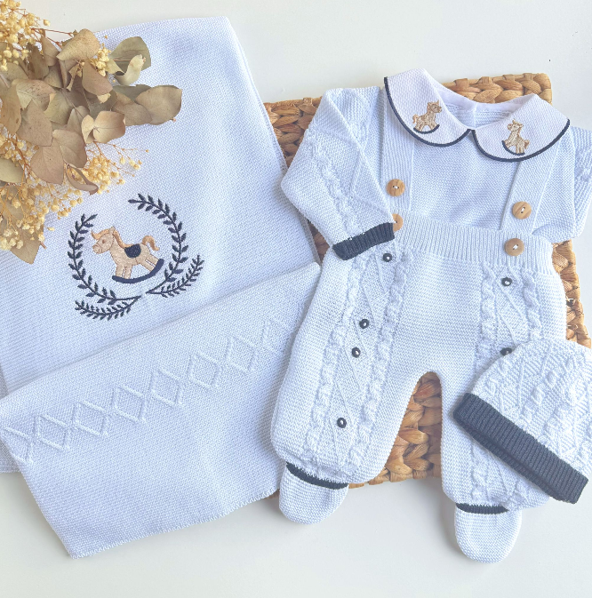 Little Horse Outfit W/ Blanket- Multiple Colors