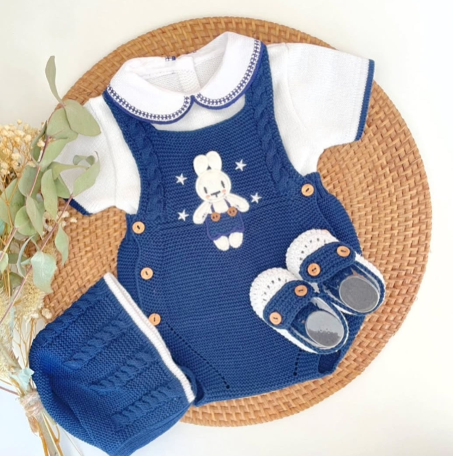 Ranita Little Bunny knitted set - Multiple Colors