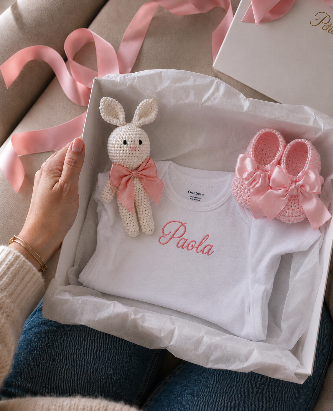 COFFRET CADEAU BÉBÉ - Jaune