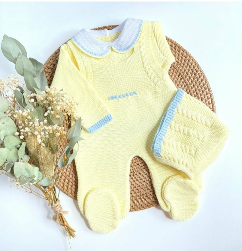 Sunshine knitted Outfit - Yellow