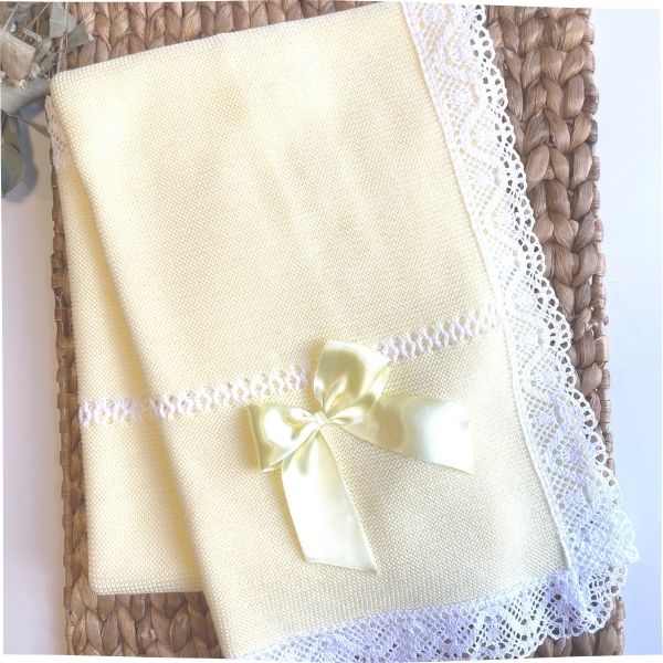 Gala baby Blanket - Lemon Yellow