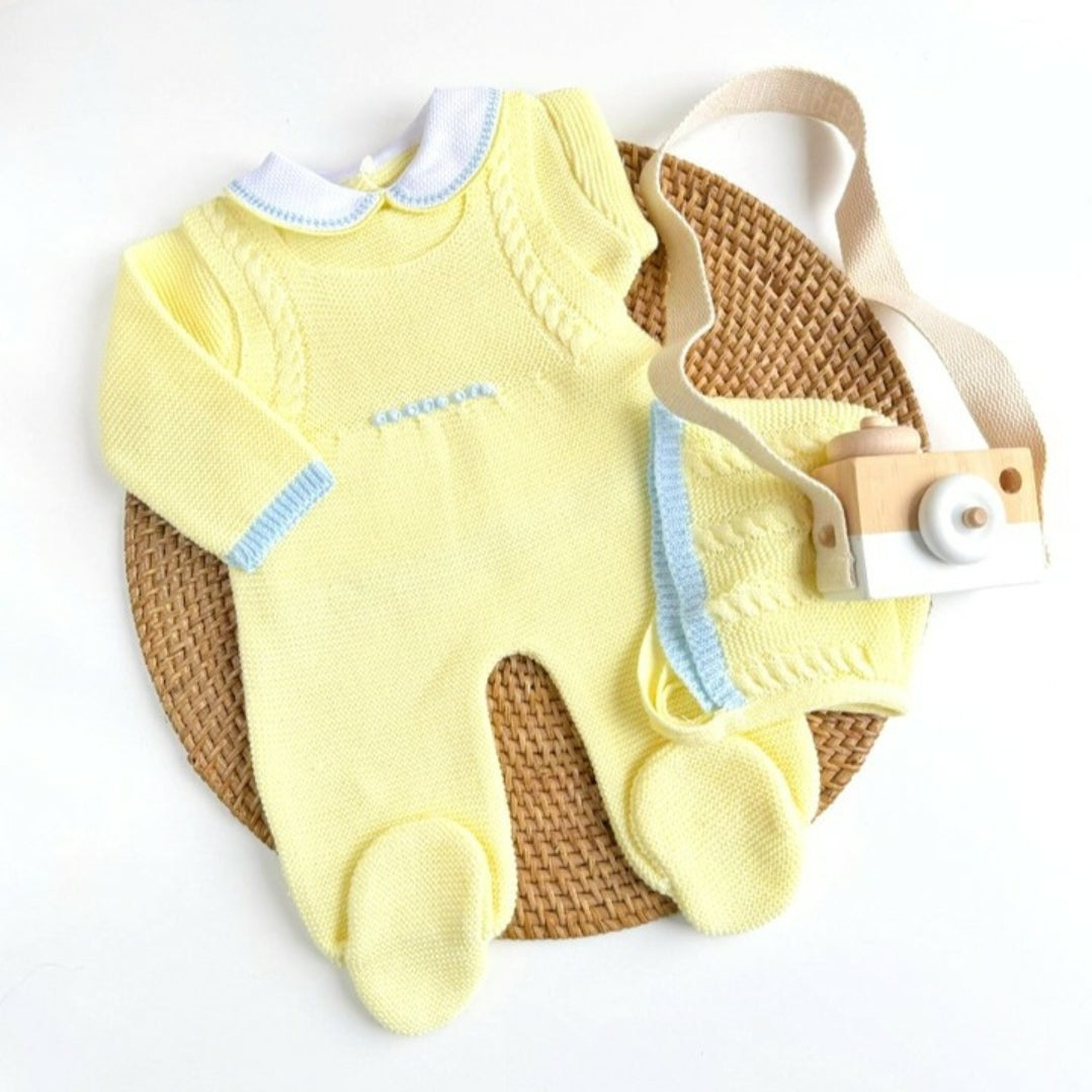 Sunshine Paul knitted Outfit - Yellow