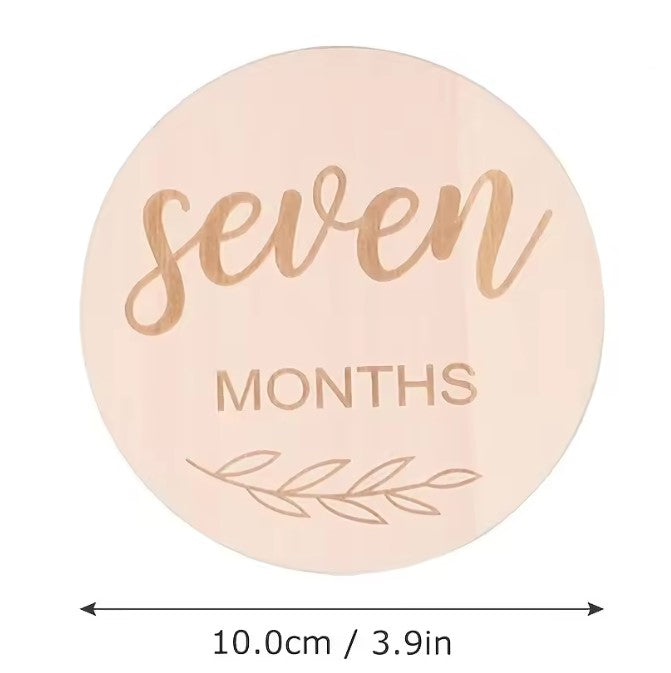 Baby Monthly Milestone Photo Prop - Double Sided