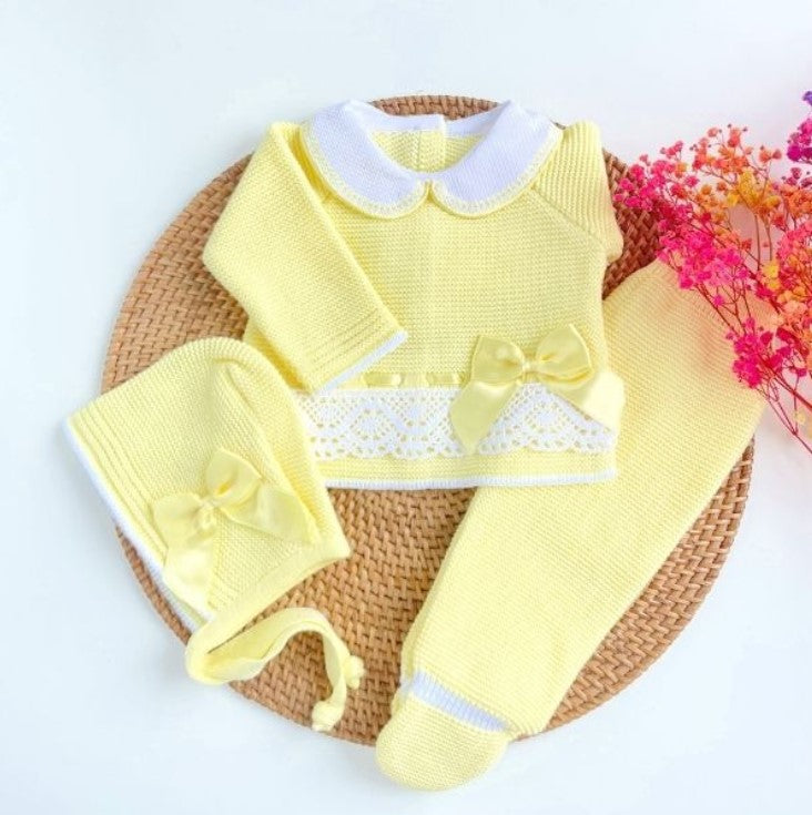 Tivoli Knitted Outfit with Blanket - 5 Colors