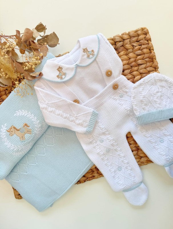 Little Horse Outfit with Blanket- Multiple Colors