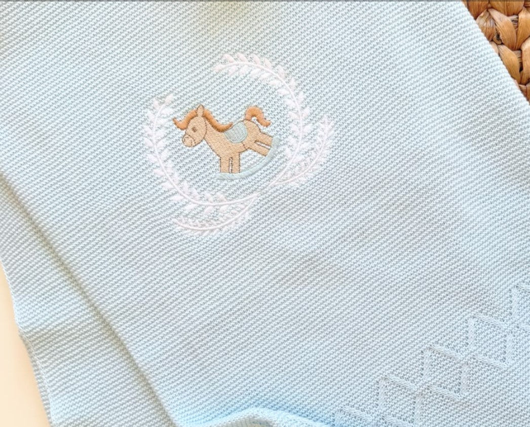 Little Horse baby Blanket -4 Colors