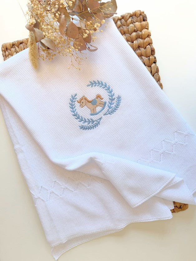 Little Horse baby Blanket -4 Colors