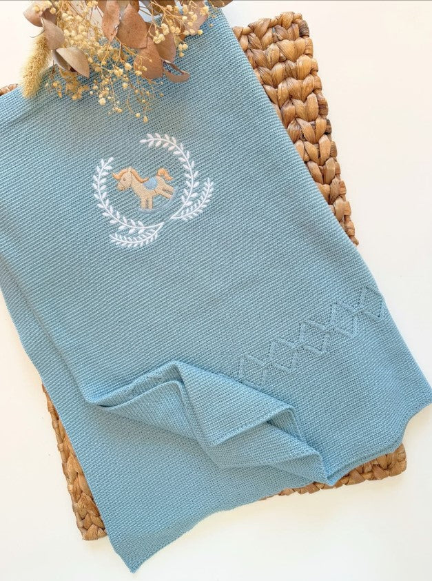 Little Horse baby Blanket -4 Colors