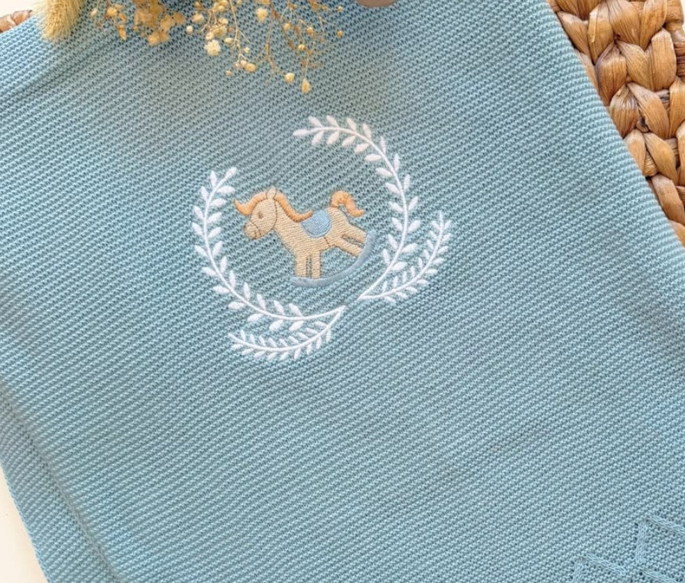 Little Horse baby Blanket -4 Colors