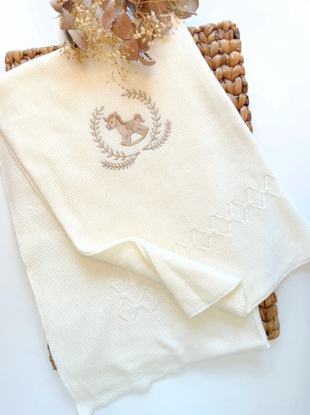 Little Horse baby Blanket -4 Colors