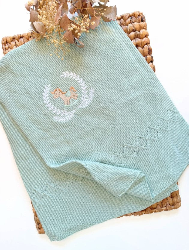 Little Horse baby Blanket -4 Colors