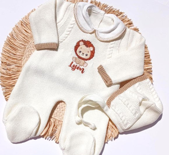 Lion Knit Outfit  - 3 Colors