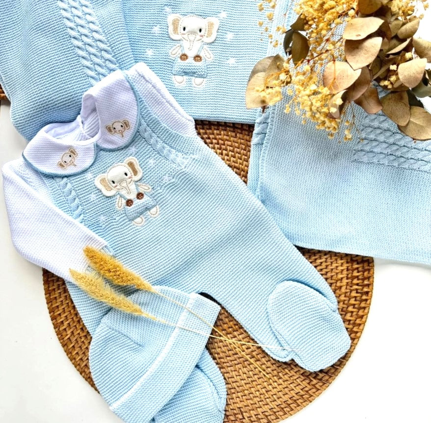 Little Elephant Outfit w/ Blanket- 3 Colors