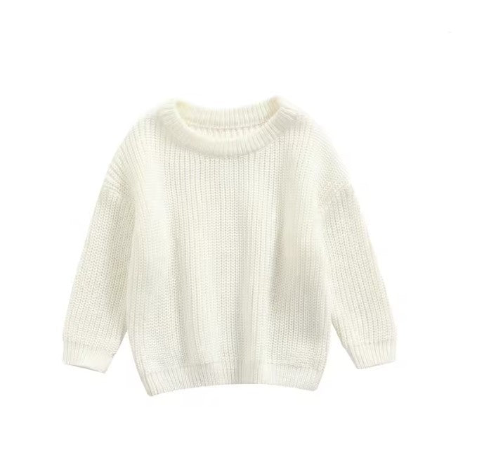 baby white personalized knit sweater baby personalized chunky knit sweater