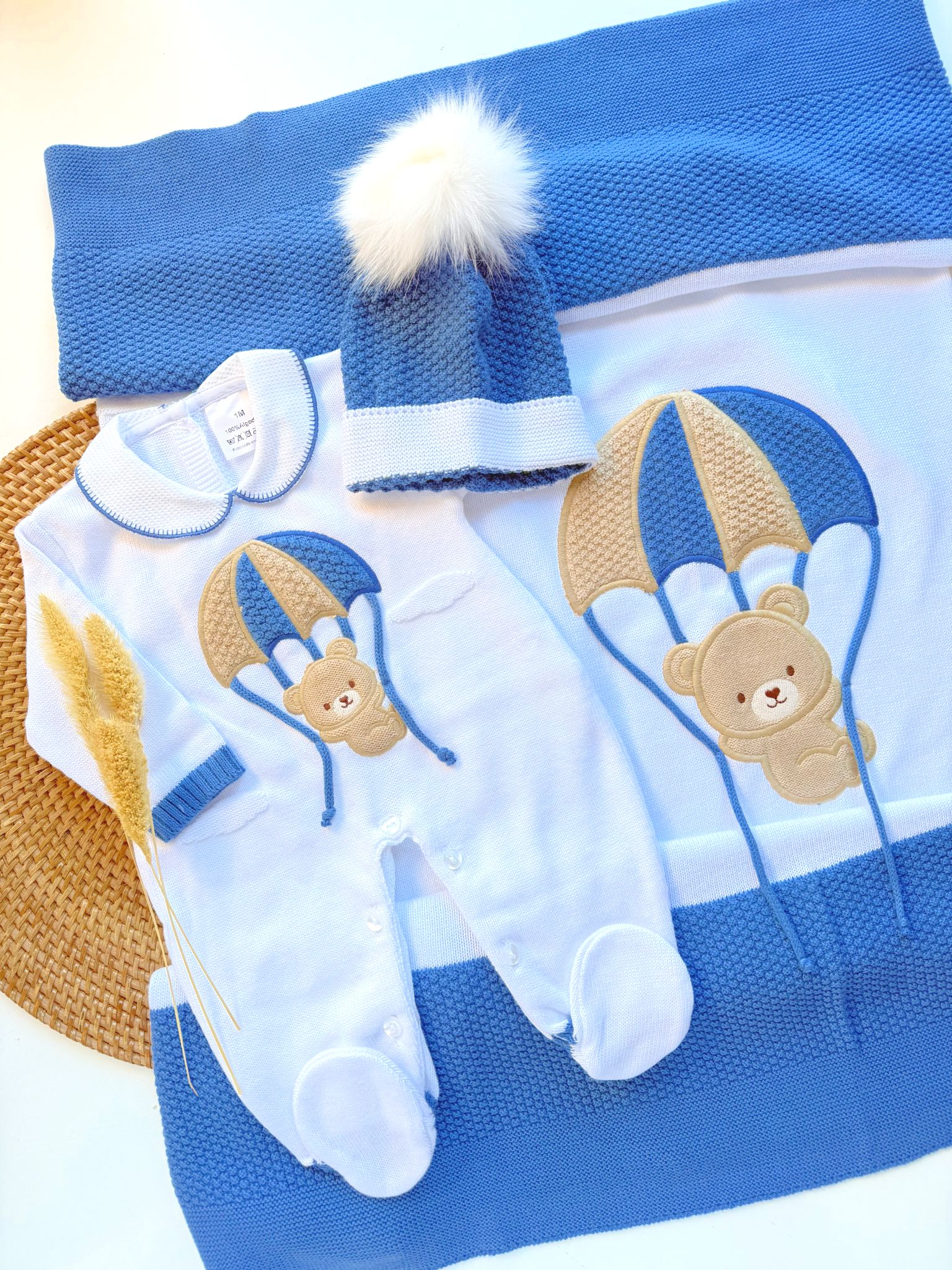 Little Parachute Outfit w/ Blanket - Multiple Colors (Copy)